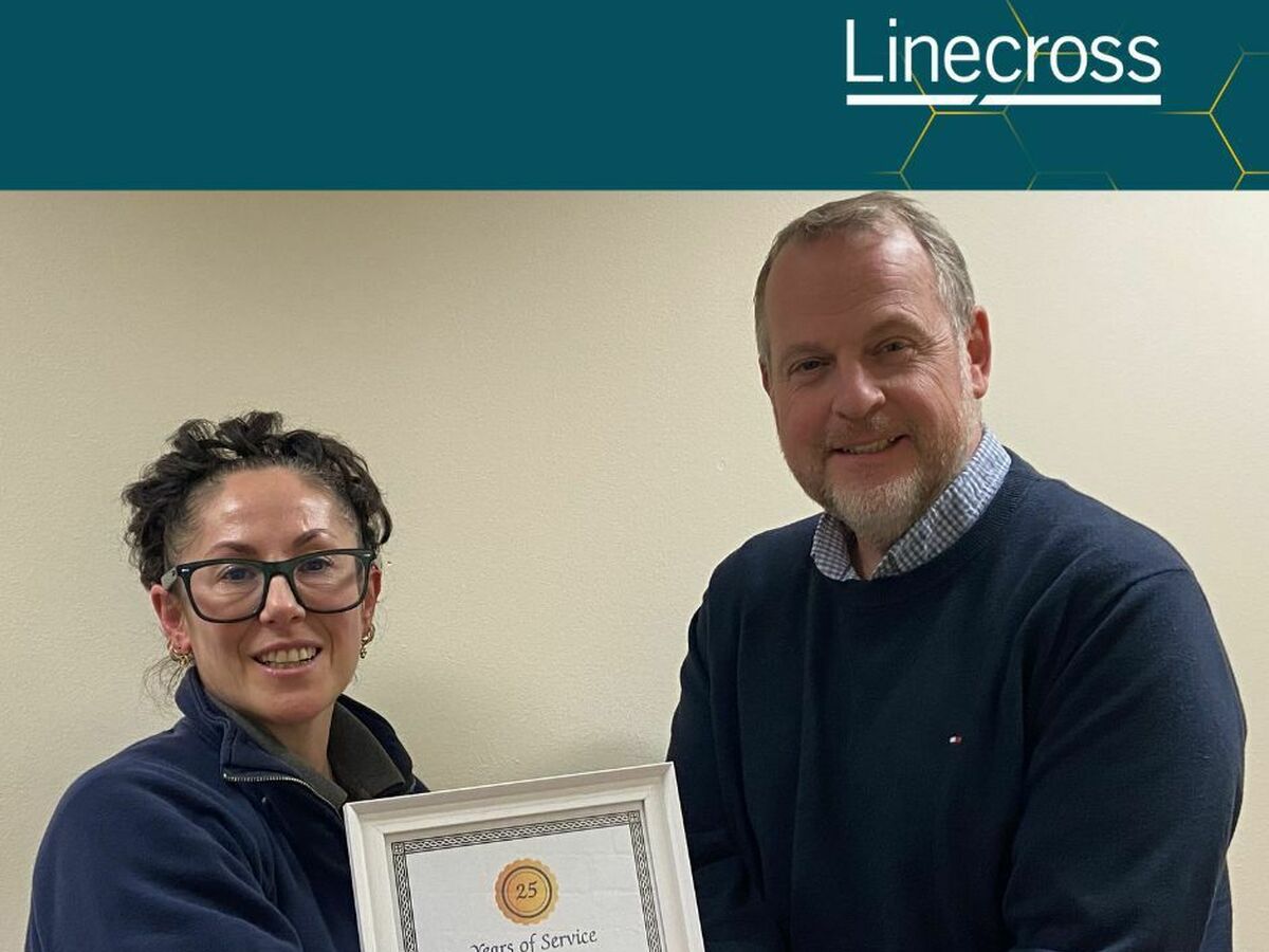Maria celebrating 25 years at Linecross